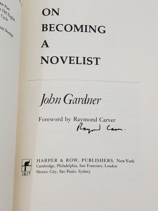 On Becoming a Novelist