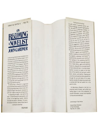On Becoming a Novelist