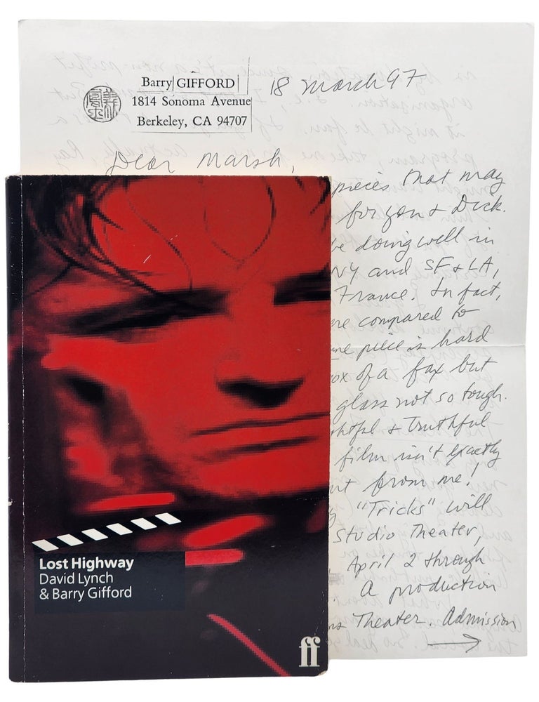 #10175 Lost Highway. Barry Gifford, David Lynch.