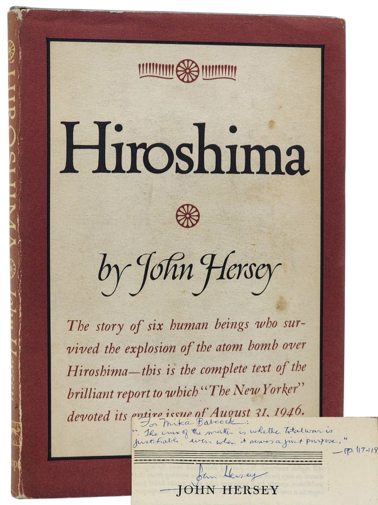 #10196 Hiroshima. John Hersey.