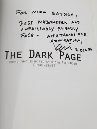 The Dark Page