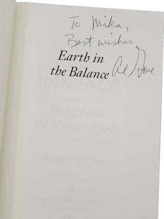 Earth in the Balance