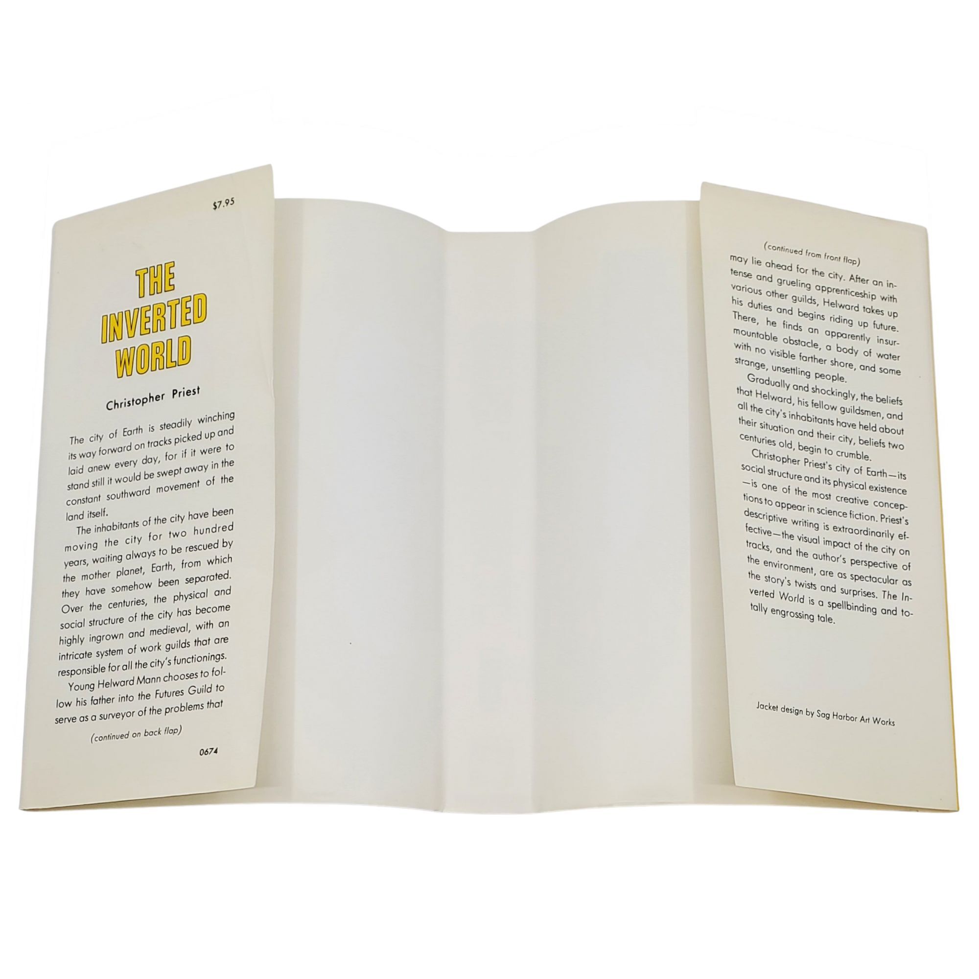 The Inverted World | Christopher Priest | First Edition, First Printing
