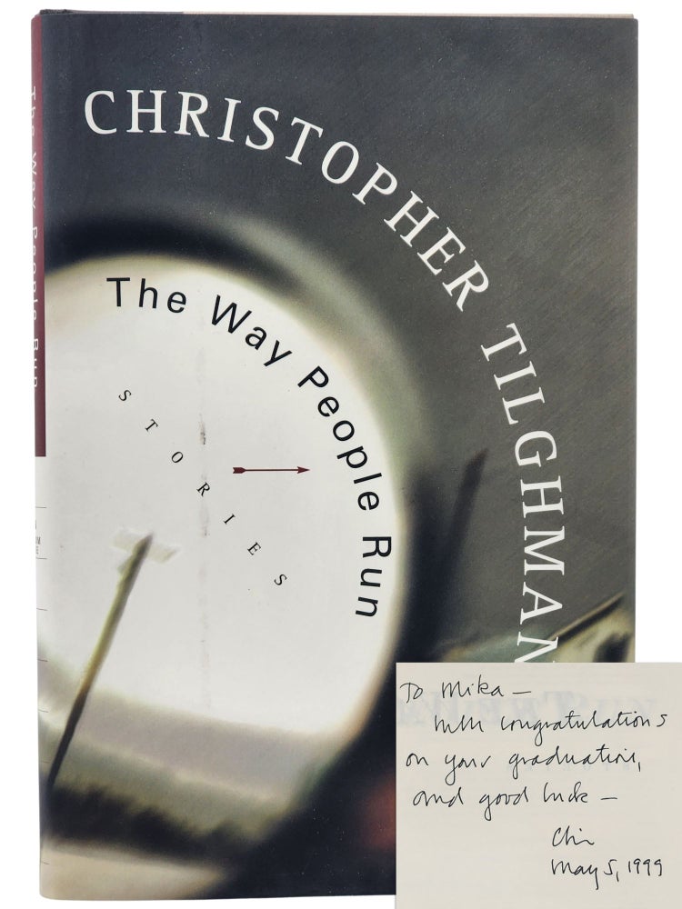 #10395 The Way People Run. Christopher Tilghman.