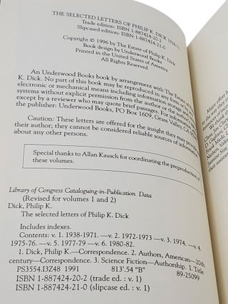Selected Letters 1938-1971