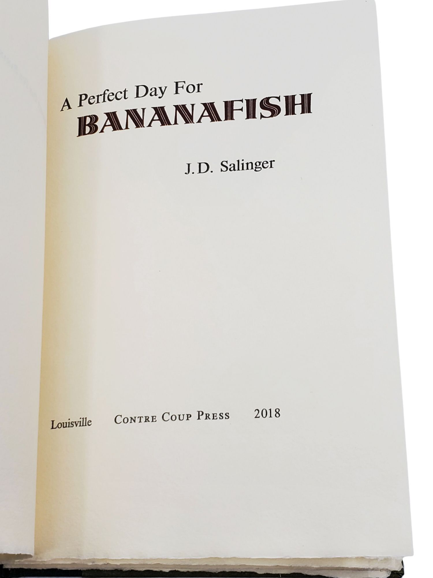 A Perfect Day for Bananafish | J. D. Salinger | First Edition