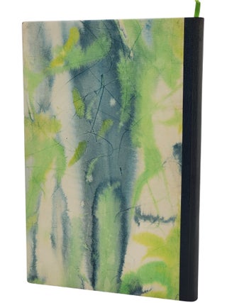 Writing journal with 5 autographed "Fair Copies" of poems in each author's hand