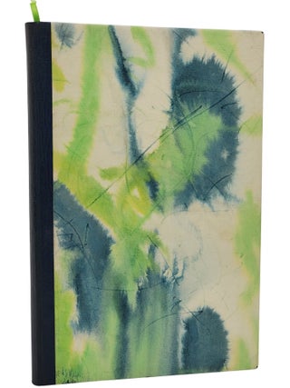 Writing journal with 5 autographed "Fair Copies" of poems in each author's hand