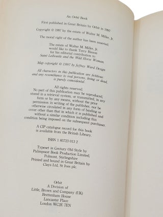 Saint Leibowitz and the Wild Horse Woman