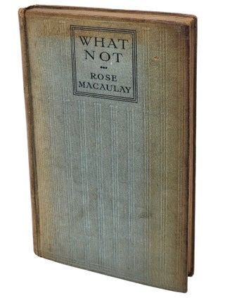 What Not: A Prophetic Comedy
