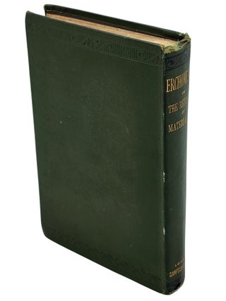 Erchomenon; or, the Republic of Materialism By ****