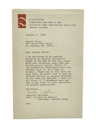 Diary of the War of the Pig