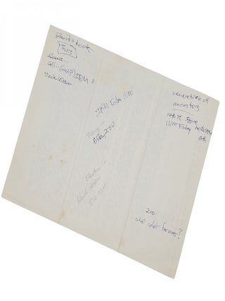 Typed Letter Signed to Literary Executor Paul Williams - 11/11/1972