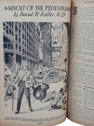"The Revolt of the Pedestrians" in Amazing Stories: February 1928