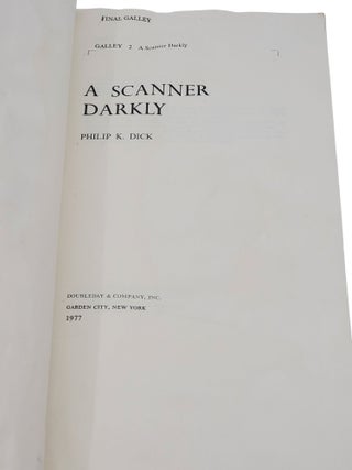 A Scanner Darkly