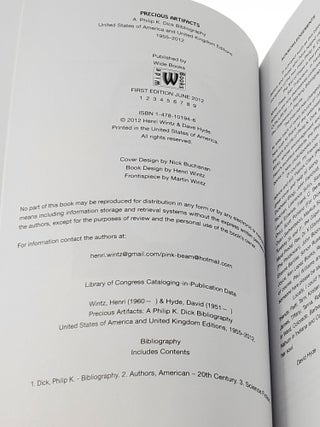 Precious Artifacts: A Philip K. Dick Bibliography