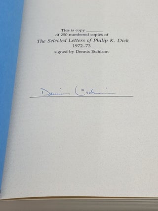 Selected Letters 1972-1973