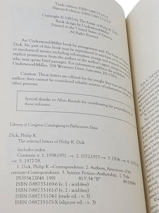 Selected Letters 1972-1973