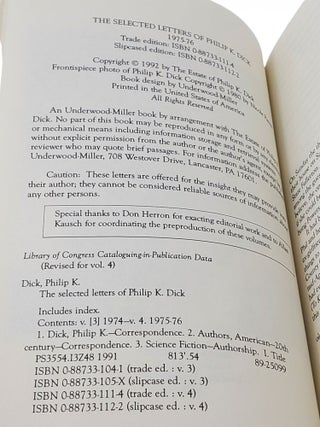 Selected Letters 1975-1976