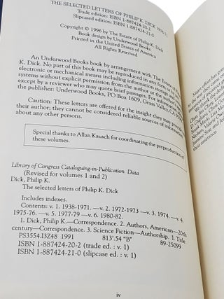 Selected Letters 1938-1971