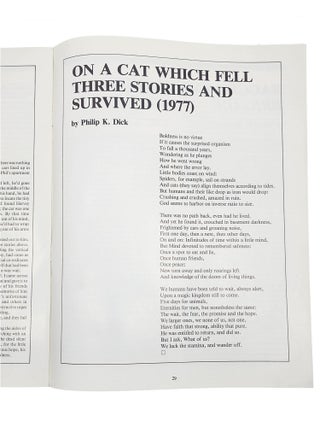 "On a Cat Which Fell Three Stories and Survived (1977)" in Last Wave. Volume Three. Summer 1984