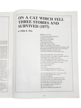 "On a Cat Which Fell Three Stories and Survived (1977)" in Last Wave. Volume Three. Summer 1984