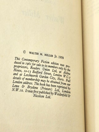 A Canticle for Leibowitz