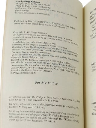 Philip K. Dick: The Last Testament