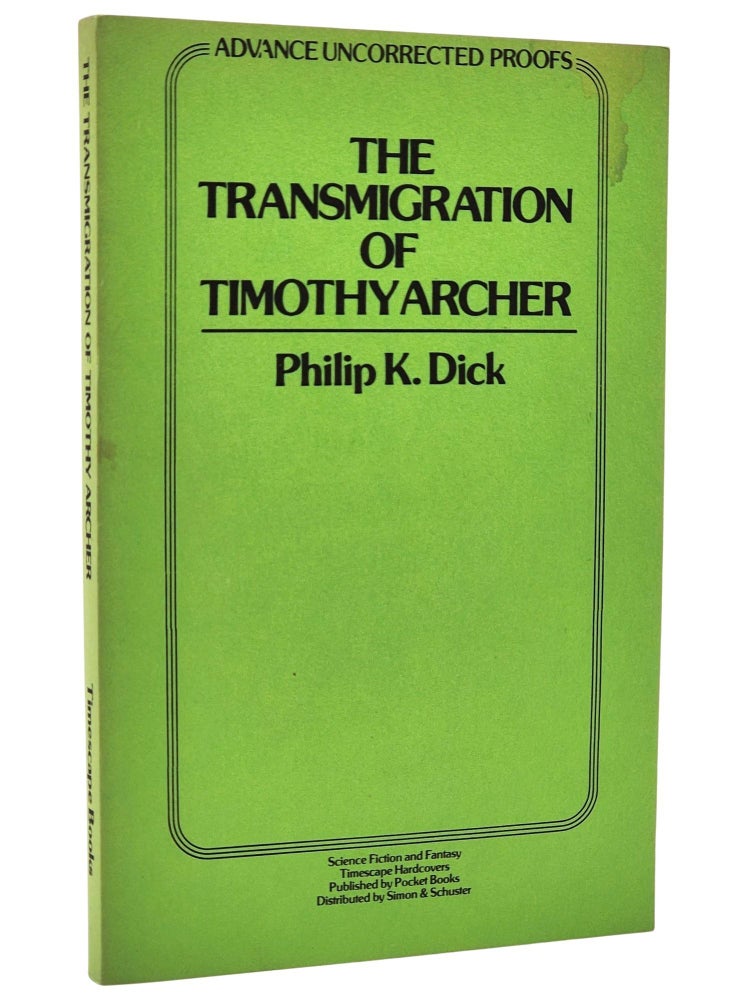#11186 The Transmigration of Timothy Archer. Philip K. Dick.