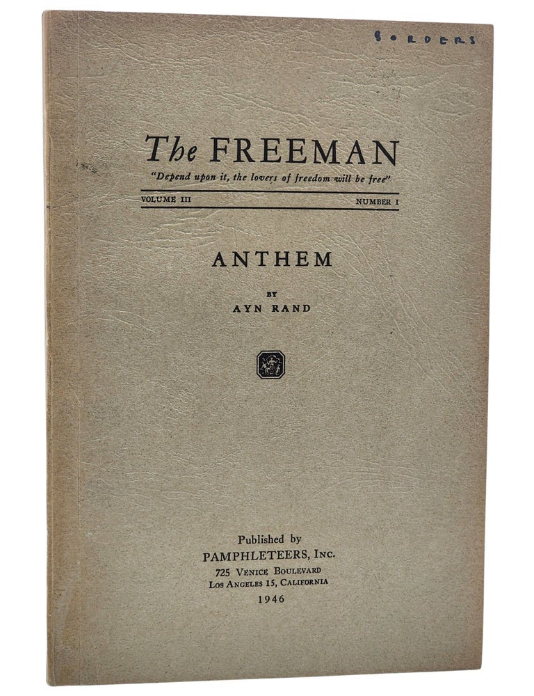 #11278 Anthem. Ayn Rand.