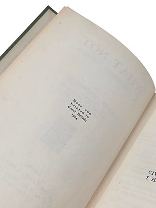 What Not: A Prophetic Comedy