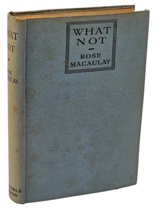 What Not: A Prophetic Comedy