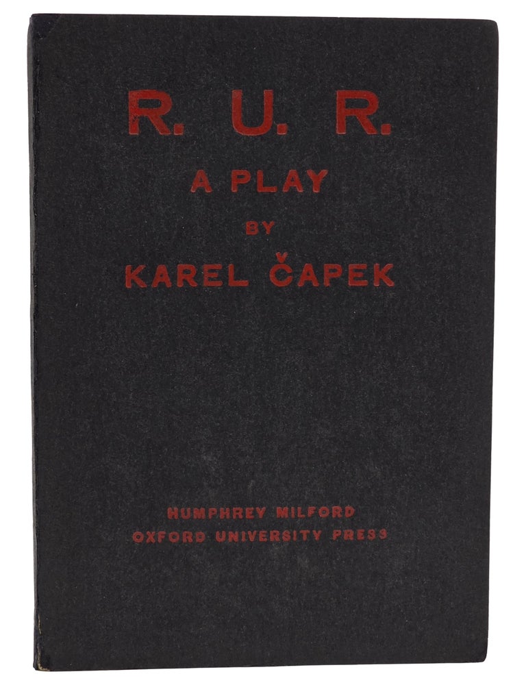 #11431 R.U.R. (Rossum's Universal Robots). Karel Čapek.