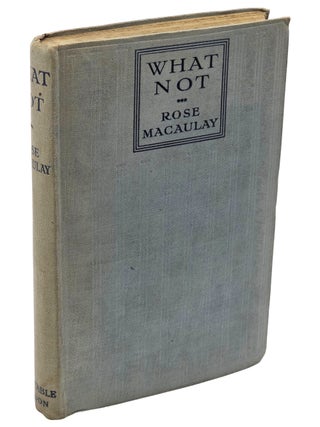 What Not: A Prophetic Comedy