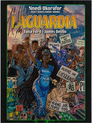 LaGuardia Promotional Poster Signed by Nnedi Okorafor