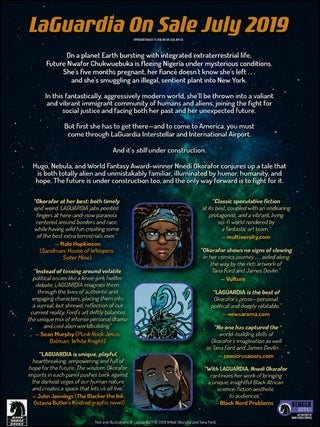 LaGuardia Promotional Poster Signed by Nnedi Okorafor