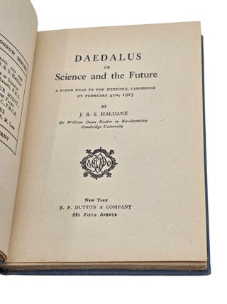 Daedalus; or, Science and the Future